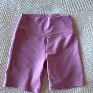 Pink Biker Shorts Abercrombie Workout